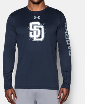 Men's San Diego Padres UA Tech™ Long Sleeve T-Shirt 1 Color $37.99