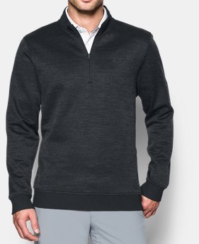 Men's UA Storm SweaterFleece Herringbone ¼ Zip 1 Color $50.99