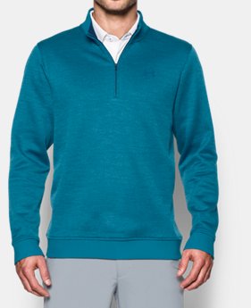 Men's UA Storm SweaterFleece Herringbone ¼ Zip 1 Color Available $44.99 to $56.99