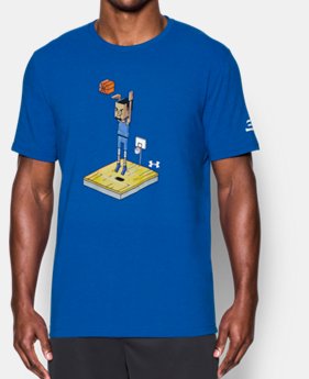 Men's UA 8-Bit Steph Curry T-Shirt 1 Color $20.24