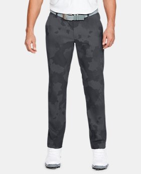New Arrival Men's UA Showdown Pattern Pants Taper 2 Colors Available $90