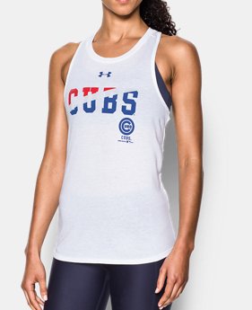 Women's Chicago Cubs 4th Of July Cutout Tank 1 Color $29.99