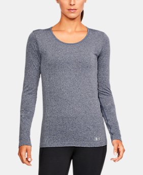 Women's UA Threadborne Seamless Heathered Long Sleeve Shirt 6 Colors Available $29.99 to $37.49