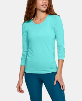 Women's UA Threadborne Seamless Heathered Long Sleeve Shirt 1 Color $49.99