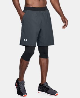 Men's UA Launch 2-in1 Long Shorts 1 Color Available $50