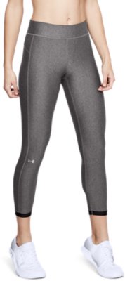 Under Armour Womens HeatGear Edgelit Ankle Crop Tights Bottoms Pants Trousers 