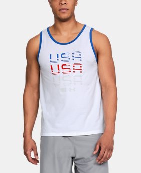 Men's UA USA Tank LIMITED TIME: FREE U.S. SHIPPING 1 Color Available $25