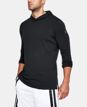Men's UA Baseline Long Sleeve Hooded Tee 1 Color Available $40