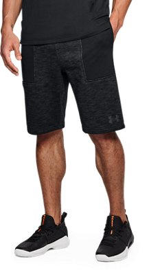 under armour baseline fleece shorts