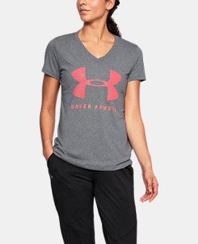 Women's UA Siro Graphic Twist V-Neck 1 Color $40