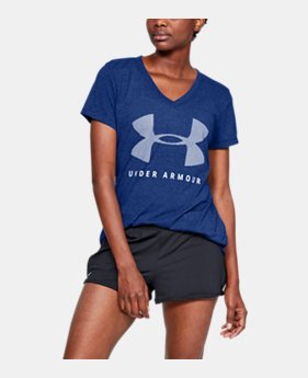 Women's UA Siro Graphic Twist V-Neck 1 Color Available $30.99