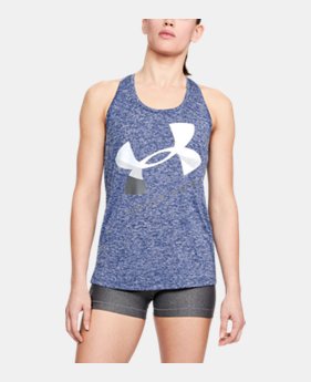 Women's UA Tech™ Graphic Twist Tank 1 Color Available $20.99