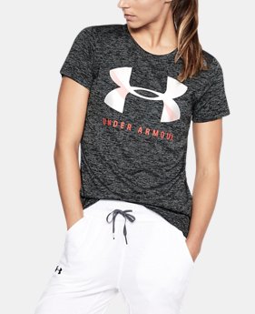 Women's UA Tech™ Graphic Twist Short Sleeve 1 Color $27.99