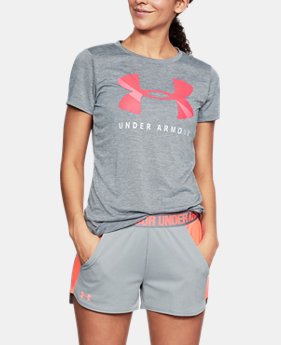 Women's UA Tech™ Graphic Twist Short Sleeve 1 Color Available $20.99