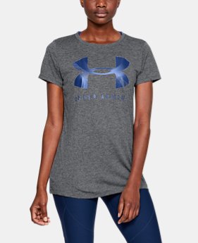 Women's UA Tech™ Graphic Twist Short Sleeve 1 Color Available $20.99