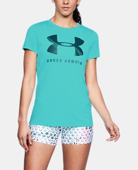 Women's UA Tech™ Graphic Twist Short Sleeve 1 Color Available $27.99