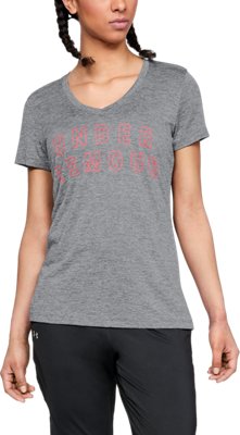 under armour v neck t shirt women's