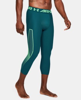 Men's HeatGear® Armour Graphic ¾ Leggings 4 Colors $45