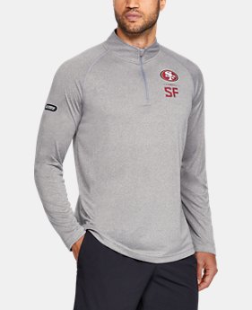 New Arrival Men's NFL Combine Authentic UA Tech™ ¼ Zip Long Sleeve Shirt 1 Color Available $59.99
