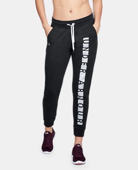 Women's UA Favorite Fleece Graphic Pants 3 Colors $65