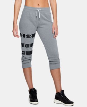 Women's UA Favorite Fleece Graphic Capris 1 Color $50