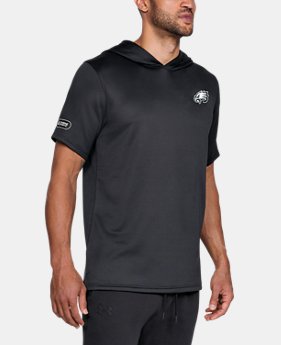 Men's NFL Combine Authentic UA Tech™ Terry Short Sleeve Hoodie $65