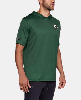 Men's NFL Combine Authentic UA Tech™ Terry Short Sleeve Hoodie $65