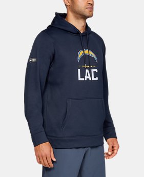 Best Seller Men's NFL Combine Authentic Armour Fleece® Lockup Hoodie 1 Color Available $75