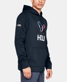 Best Seller Men's NFL Combine Authentic Armour Fleece® Lockup Hoodie 1 Color Available $75