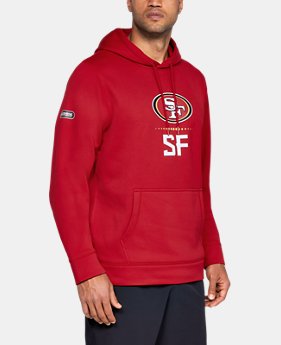 New Arrival Men's NFL Combine Authentic Armour Fleece® Lockup Hoodie 1 Color Available $75