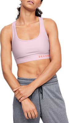 under armour pink sports bra