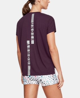 Women's UA Essentials Wordmark T-Shirt 1 Color $50