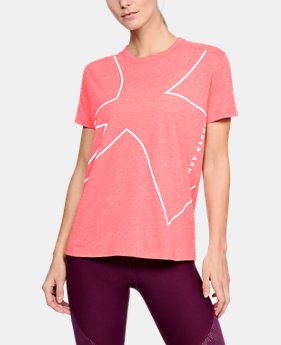 Women's UA Tri-Blend Graphic Short Sleeve 3 Colors Available $30.99