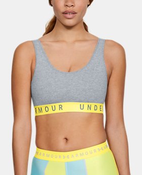 Women's UA Favorite Cotton Heathered Everyday Bra 2 Colors $28