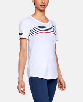 New Arrival Women's NFL Combine Authentic Chest Stripe T-Shirt 6 Colors Available $35