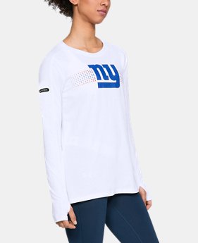 Women's NFL Combine Authentic Dot Stripe Long Sleeve T-Shirt 1 Color Available $50