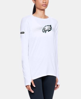 Women's NFL Combine Authentic Dot Stripe Long Sleeve T-Shirt 1 Color Available $50