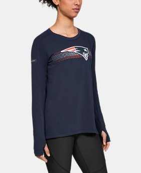 New Arrival Women's NFL Combine Authentic Dot Stripe Long Sleeve T-Shirt 14 Colors Available $50