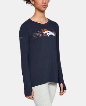Women's NFL Combine Authentic Dot Stripe Long Sleeve T-Shirt 1 Color Available $50