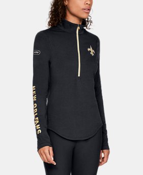 New Arrival Women's NFL Combine Authentic UA Favorite ½ Zip Long Sleeve Shirt 1 Color Available $60