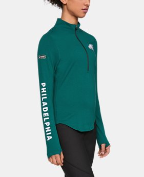 Women's NFL Combine Authentic UA Favorite ½ Zip Long Sleeve Shirt 30 Colors Available $60