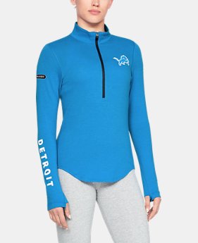New Arrival Women's NFL Combine Authentic UA Favorite ½ Zip Long Sleeve Shirt 1 Color Available $60