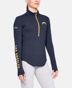 Women's NFL Combine Authentic UA Favorite ½ Zip Long Sleeve Shirt 1 Color Available $60