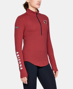 New Arrival Women's NFL Combine Authentic UA Favorite ½ Zip Long Sleeve Shirt 1 Color Available $60