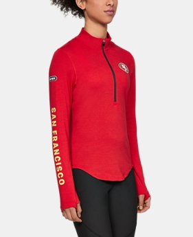 New Arrival Women's NFL Combine Authentic UA Favorite ½ Zip Long Sleeve Shirt 1 Color Available $60