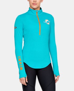 New Arrival Women's NFL Combine Authentic UA Favorite ½ Zip Long Sleeve Shirt 1 Color Available $60