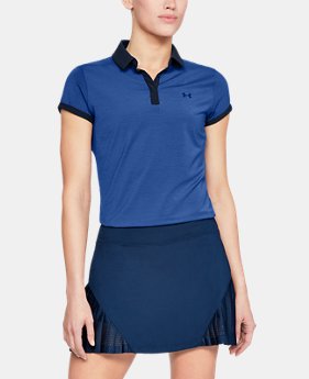 Women's UA Threadborne Jacquard Polo 3 Colors $65
