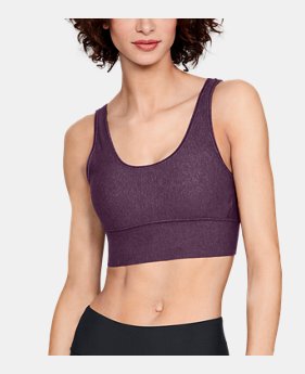 Women's UA Favorite Cotton Longline Heathered Everyday Bra 1 Color Available $35