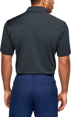 under armour men's playoff core stripe golf polo