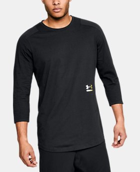 Men's UA Perpetual ¾ Sleeve 3 Colors Available $55